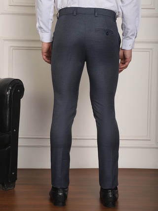 Tapered Fit Solid Trousers