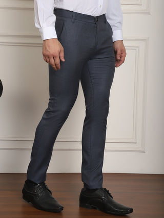 Tapered Fit Solid Trousers