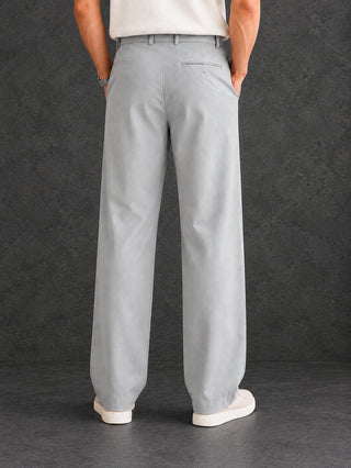 Men Straight Fit Korean Pants
