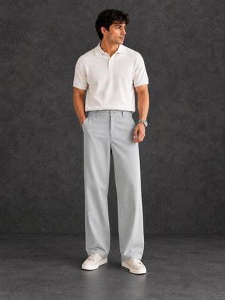 Men Straight Fit Korean Pants