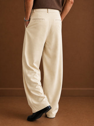 Men Straight Fit Korean Pants