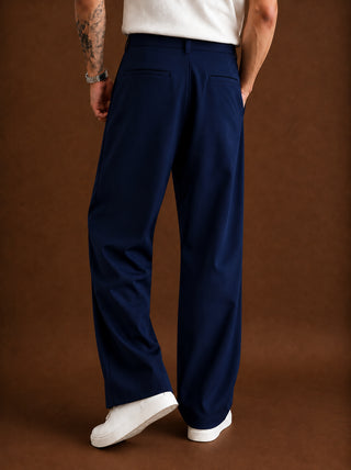 Men Straight Fit Korean Pants