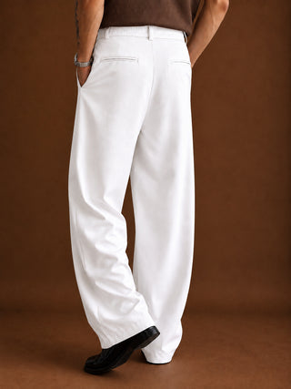 Men Straight Fit Korean Pants