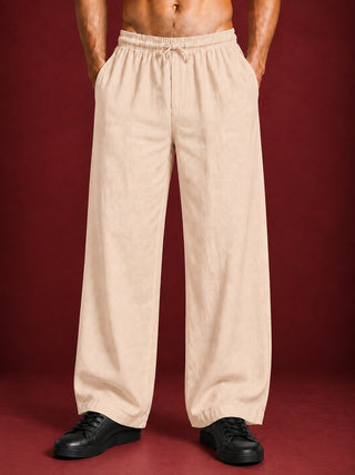 Men’s Relaxed Fit Linen Trousers
