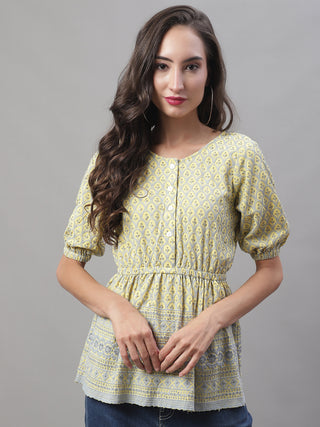 Women's Chikankari Work Empire Top