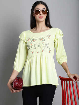 Embroidered Stylish Top