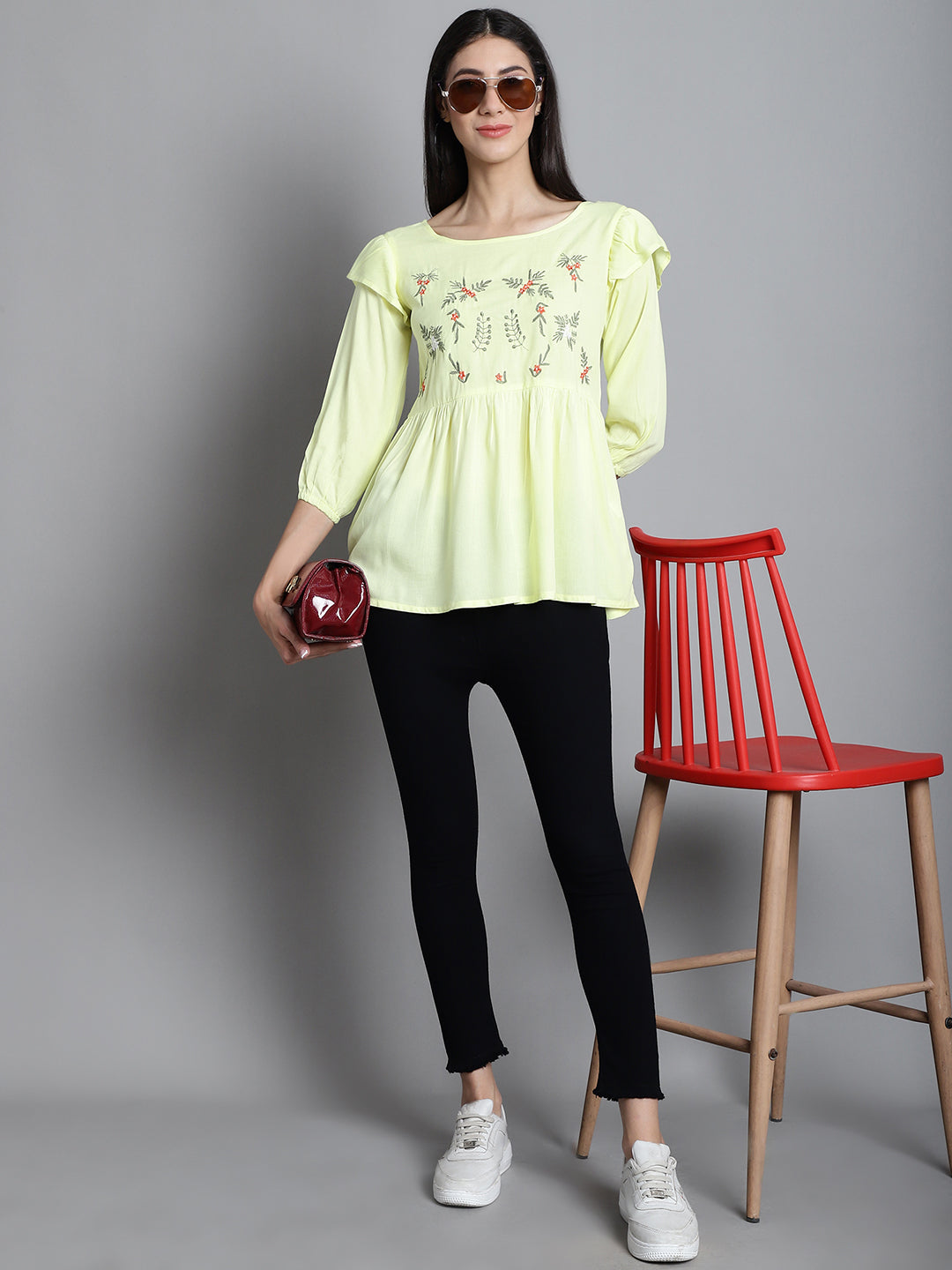 Embroidered Stylish Top