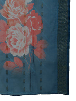 Embroidered Rayon Kurta Palazzos With dupatta