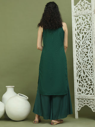 Embroidered Rayon Kurta for Women