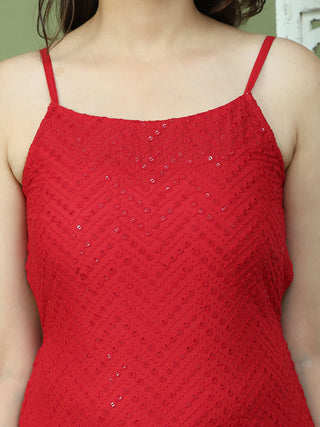 Chic Backless Designer Kurta with Palazzo