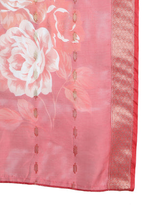 Embroidered Rayon Kurta Palazzos With dupatta