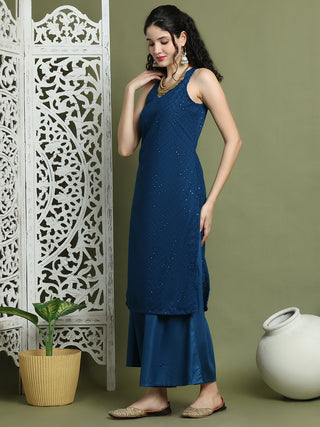 Embroidered Rayon Kurta for Women