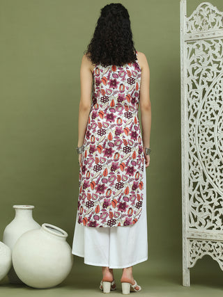 Foil Printed Rayon Kurta.