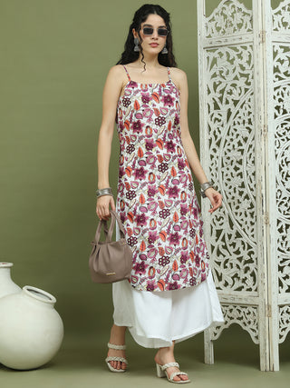 Foil Printed Rayon Kurta.