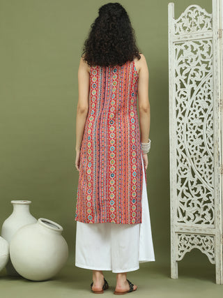 Foil Printed Rayon Kurta