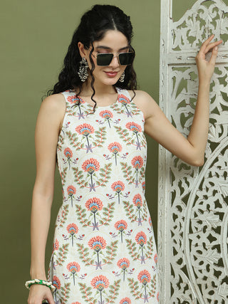 Printed Rayon Kurta Palazzo Set
