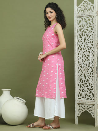 Printed Rayon Kurta for Women