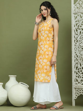 Printed Rayon Kurta for Women