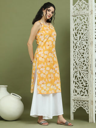 Printed Rayon Kurta for Women