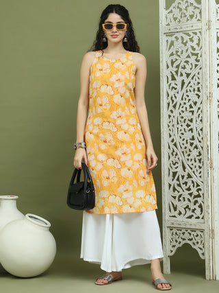 Printed Rayon Kurta for Women
