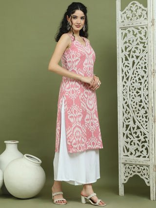 Printed Cotton Kurta Palazzo Set