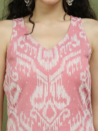 Printed Cotton Kurta Palazzo Set