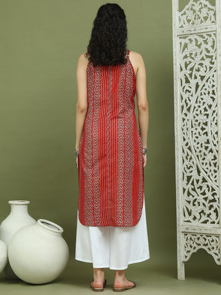 Foil Printed Rayon Kurtas for Women