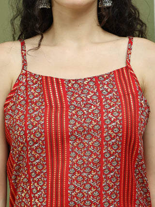 Foil Printed Rayon Kurtas for Women