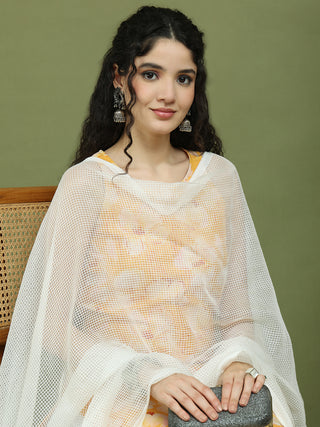 Printed Rayon Kurta Palazzo & Dupatta
