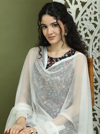 Floral Printed Rayon Kurta Palazzo Set