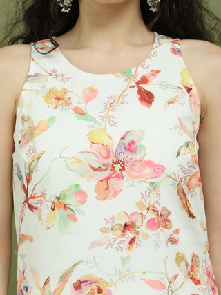 Printed Rayon Kurta Palazzo & Dupatta