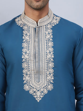 Men's Embroidered Waistcoat and Kurta Pyjama.