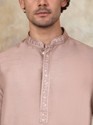 Men's Embroidered Waistcoat and Kurta Pyjama