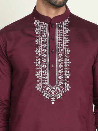 Men's Embroidered Waistcoat and Kurta Pyjama.