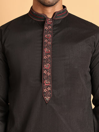 Embroidered Waistcoat and Kurta Pyjama For Men