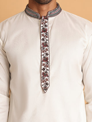 Embroidered Waistcoat and Kurta Pyjama For Men