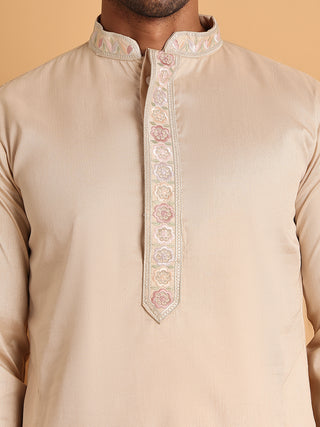 Embroidered Waistcoat and Kurta Pyjama For Men