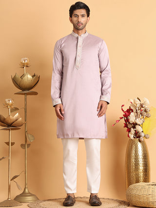 Embroidered Waistcoat and Kurta Pyjama For Men