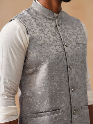 Nehru Jacket with Kurta Pyjama for Men