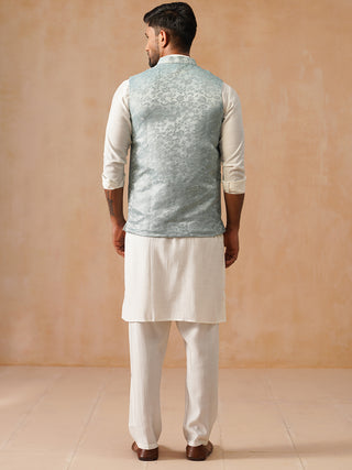 Nehru Jacket with Kurta Pyjama for Men