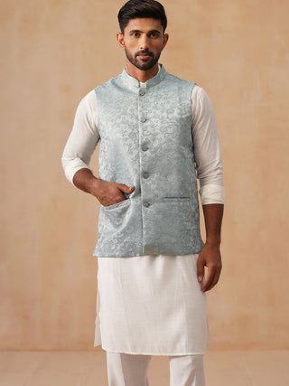 Nehru Jacket with Kurta Pyjama for Men