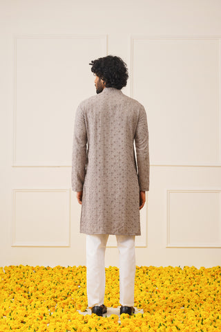 Sequin Embroidered Pure Cotton Kurta only