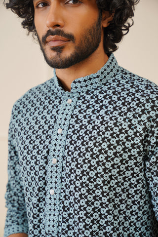 Men's Sequins Embroidered Kurtas