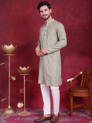 Sequins Chikankari Kurta with Pyjama