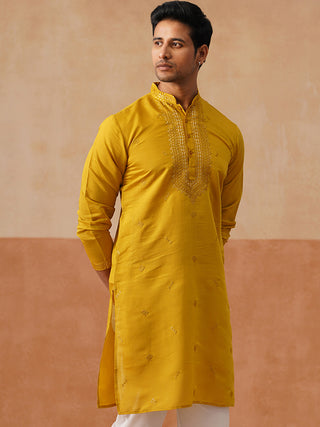 Sequins Embroidered Kurtas for Men