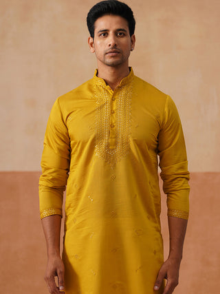 Sequins Embroidered Kurtas for Men