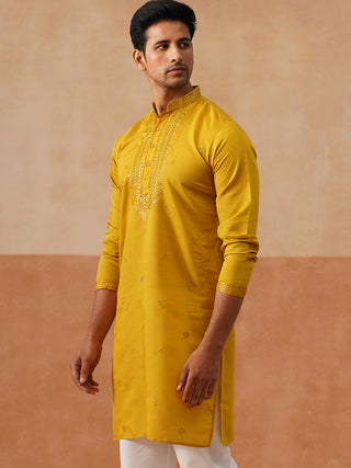 Sequins Embroidered Kurtas for Men