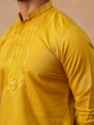Sequins Embroidered Kurtas for Men