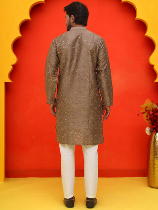 Embroidered Mirror Work Kurta Payjama Sets