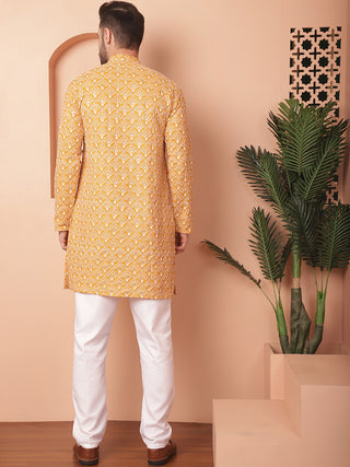 Chikankari Pure Cotton Kurta with Pyjama